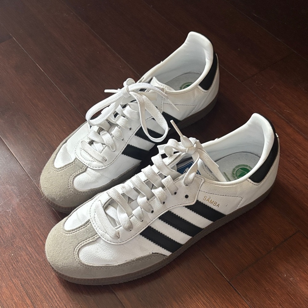 Adidas Samba Classic White and Black sneakers